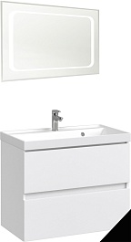 Водолей Мебель для ванной Best 70 подвесная черная – фотография-1